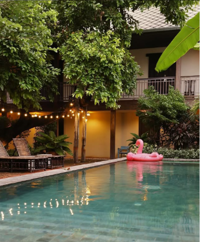 Khách sạn Bangkok này phù hợp cho những du khách tìm kiếm sự bình yên và giao hoà cùng thiên nhiên