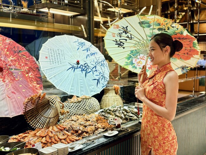 các bữa tiệc buffet hấp dẫn tại khách sạn gần sông Hàn