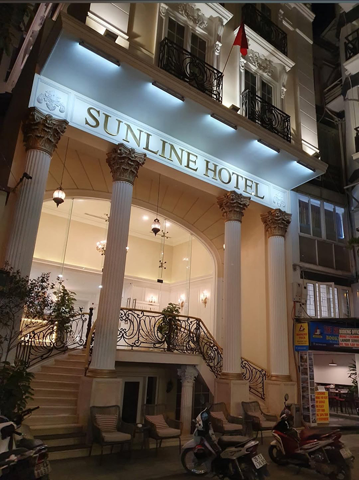 Khách sạn Sunline Hotel gần trung tâm phố cổ và hồ hoàn kiếm