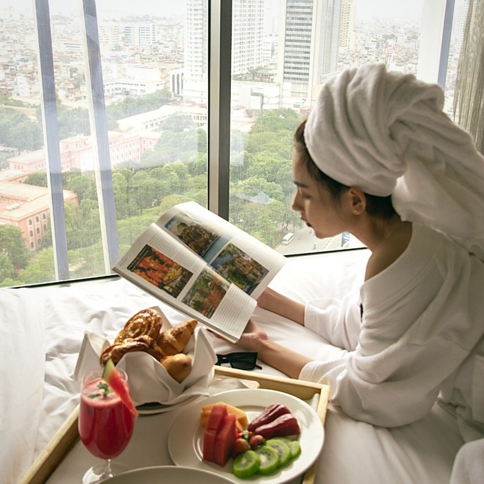 phòng nghỉ dưỡng ở Novotel Hà Nội Thái Hà