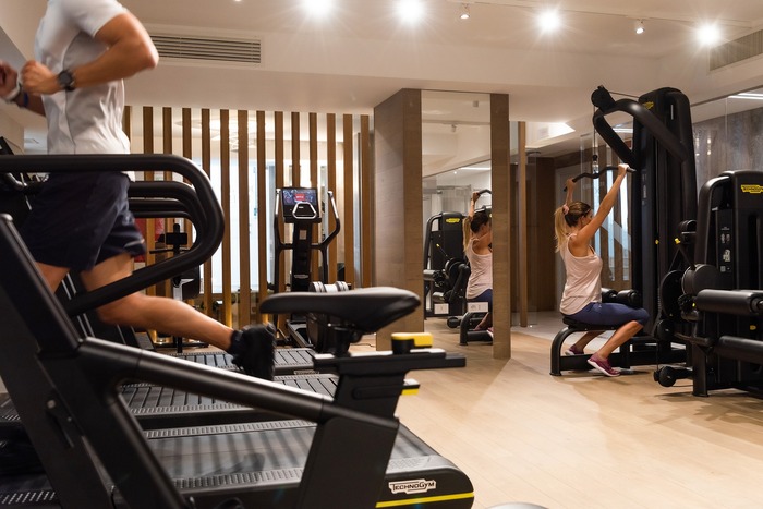 phòng gym ở Palazzo Doglio