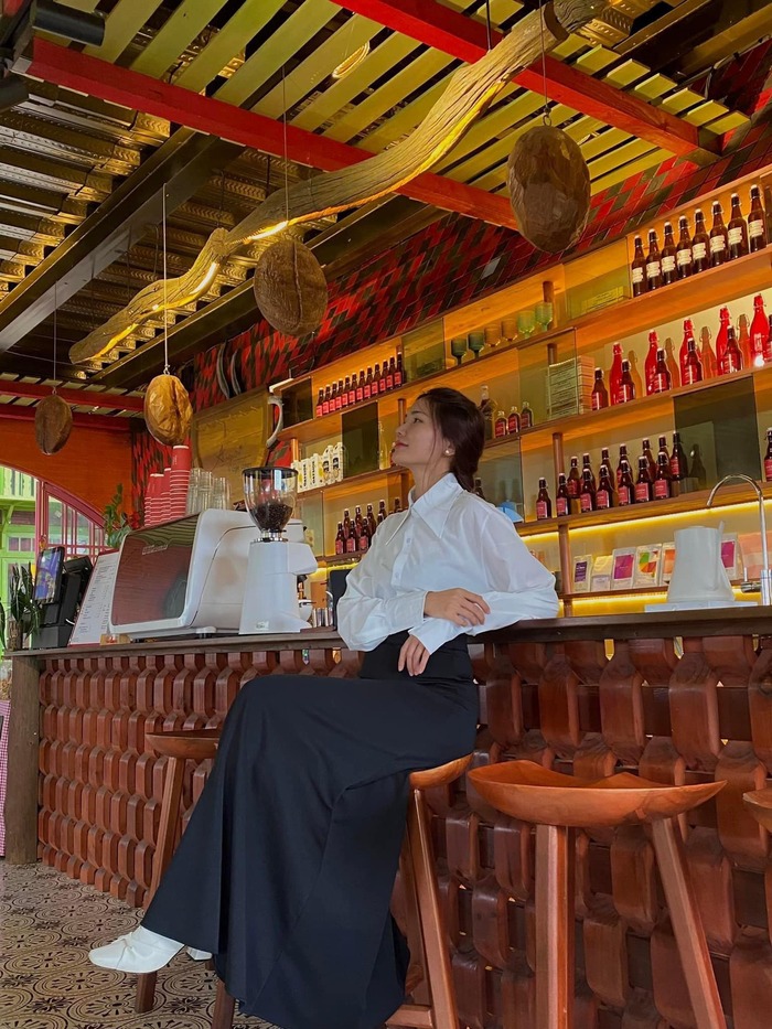 quầy bar tại homestay chất lượng ở Măng Đen