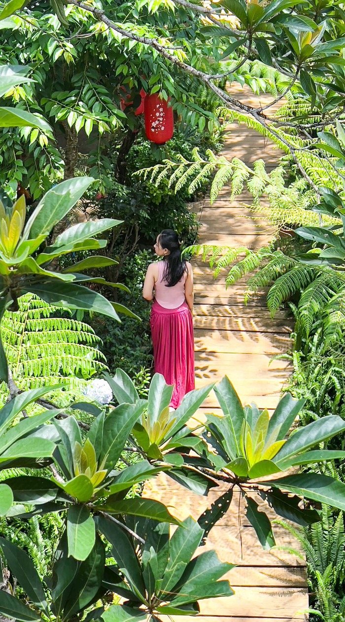 thư giãn trong không gian sân vườn thoáng đãng tại homestay chất lượng ở Măng Đen