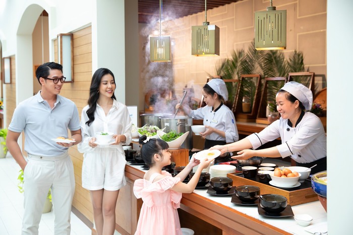 quầy buffet tại khách sạn 5 sao ở Thanh Hóa 