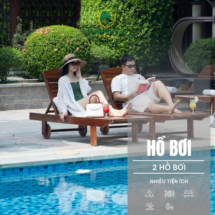bể bơi thư giãn tại khách sạn 4 sao ở Bình Dương 