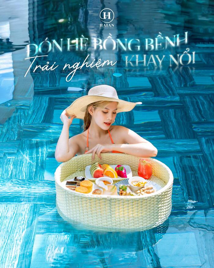 vui chơi tại bể bơi ở khách sạn 4 sao ở Đà Nẵng 