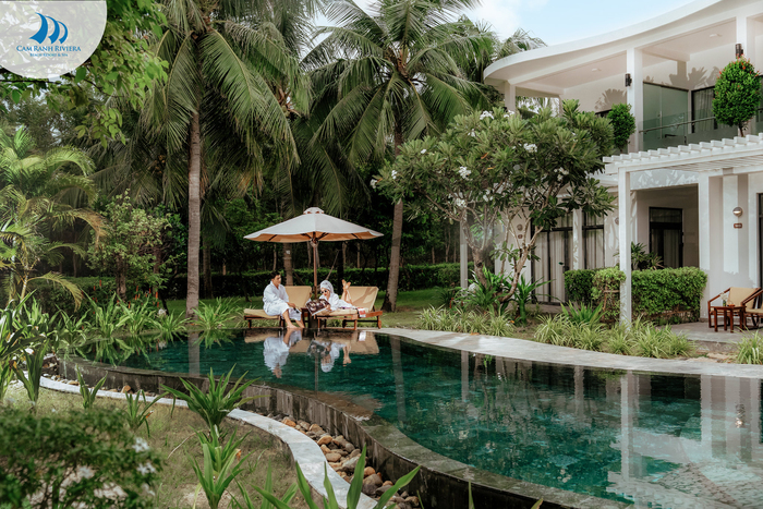 không gian sống xanh tại khách sạn 5 sao ở Cam Ranh
