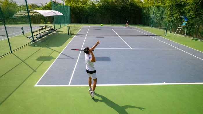 sân tennis khách sạn 5 sao ở Cam Ranh