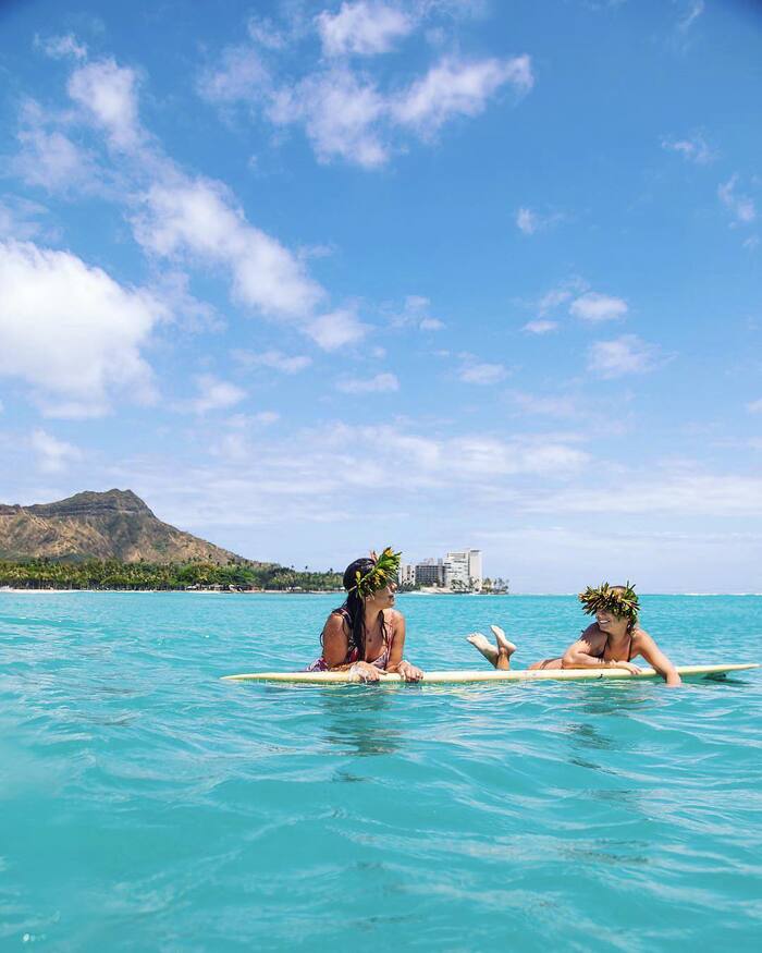 vui chơi ở khách sạn gần bãi biển Waikiki 