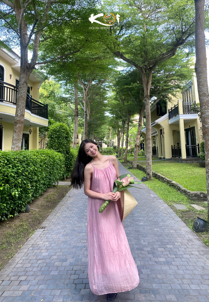 resort gần bãi biển Cửa Đại sở hữu các căn biệt thự sang trọng