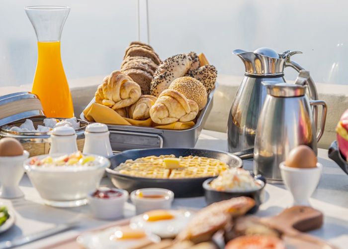 Buffet tại khách sạn Baiyoke Sky Thái Lan