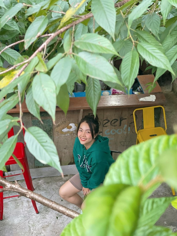 không gian sân vườn ở homestay giá rẻ ở Đà Lạt