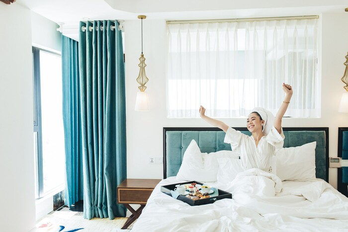 tận hưởng thư giãn ở khách sạn giá rẻ gần bãi biển Mỹ Khê