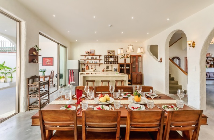 homestay đẹp ở Hội An sở hữu căn bếp đầy đủ tiện ích