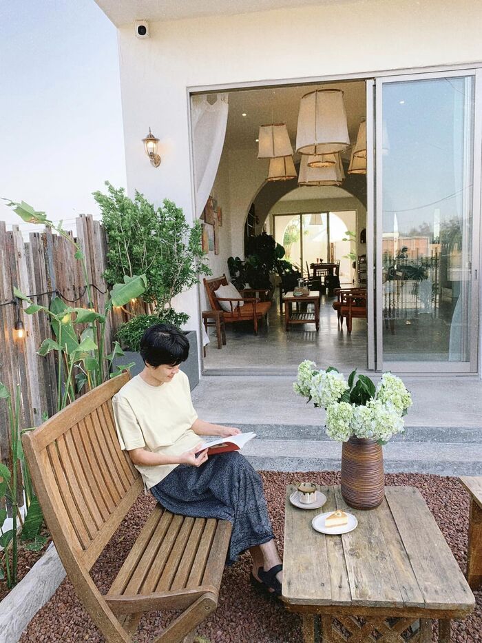 homestay đẹp ở Hội An có không gian sân vườn thư giãn