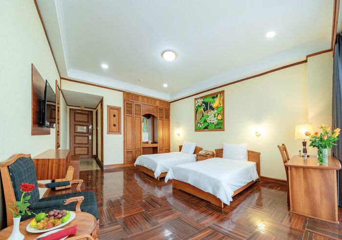 khách sạn gần sân bay Pleiku cung cấp hệ thống phòng nghỉ cao cấp