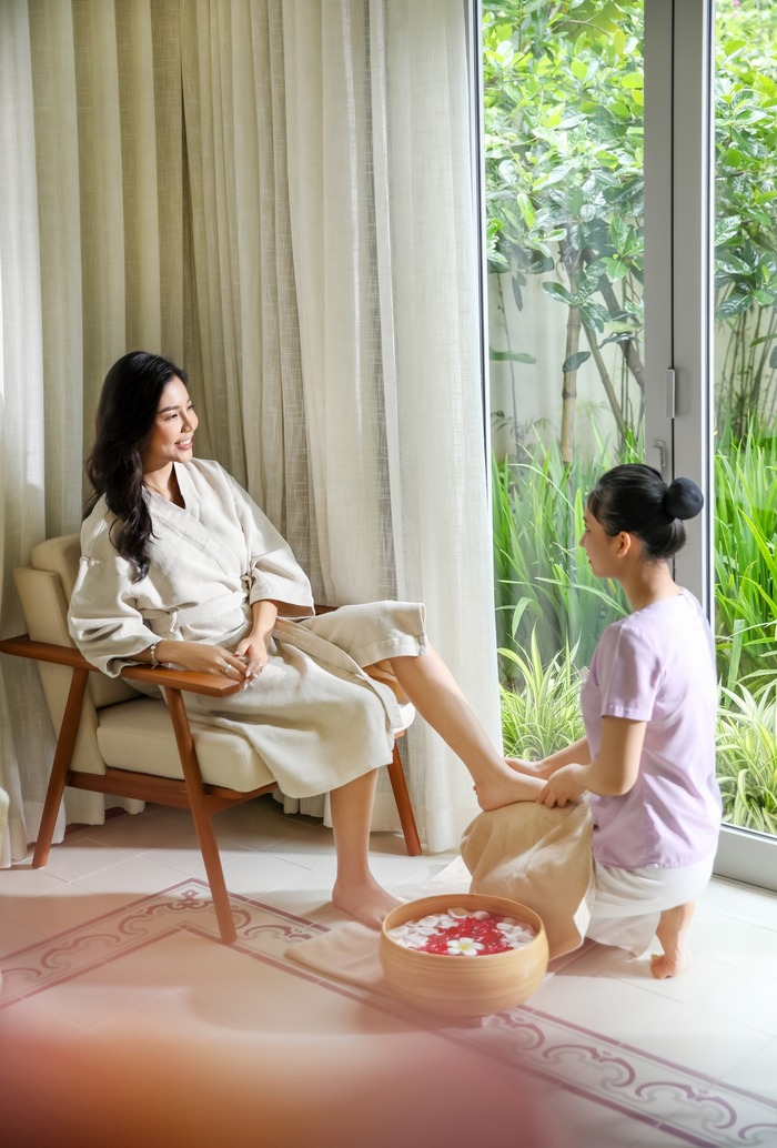 khu spa ở resort gần bãi biển Sầm Sơn