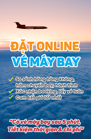 Banner đặt vé máy bay